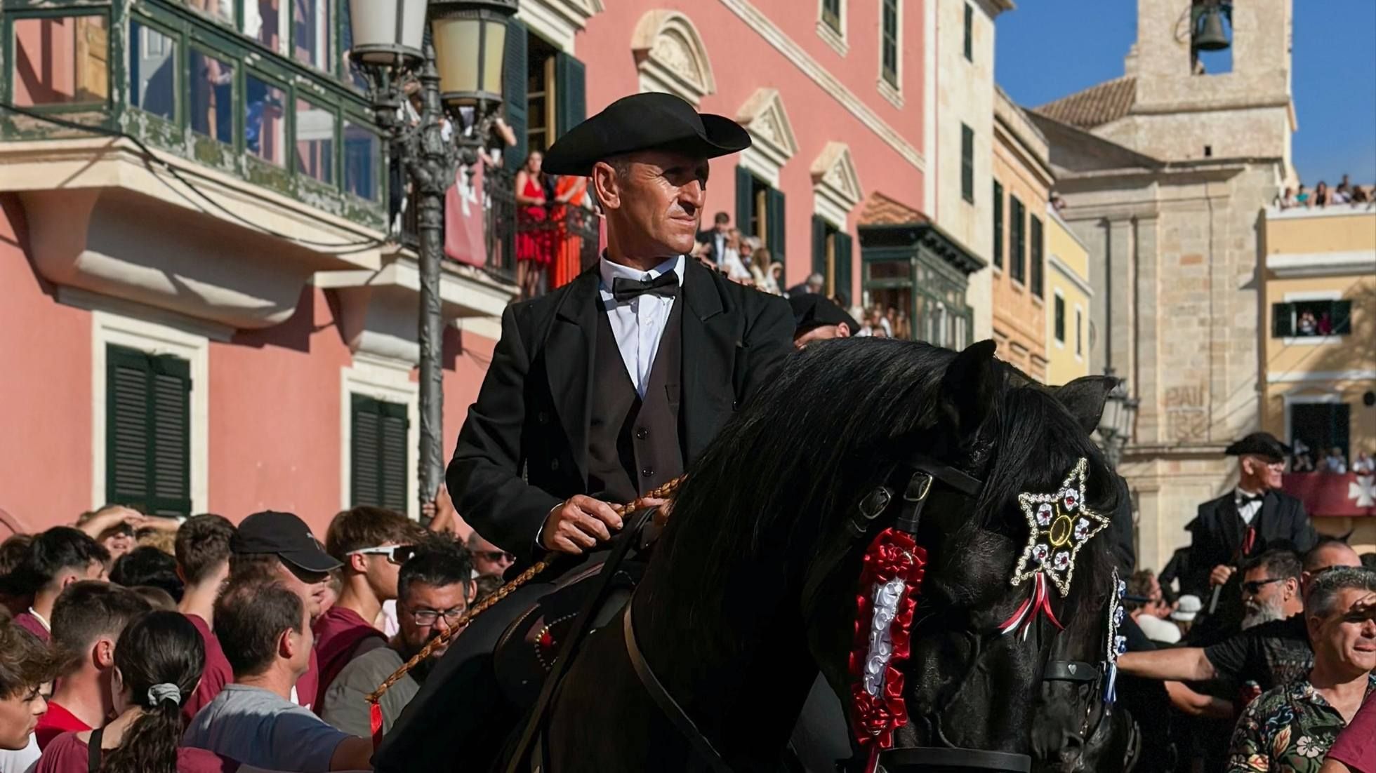 Caixers en las fiestas de Sant Joan en Ciutadella de Menorca