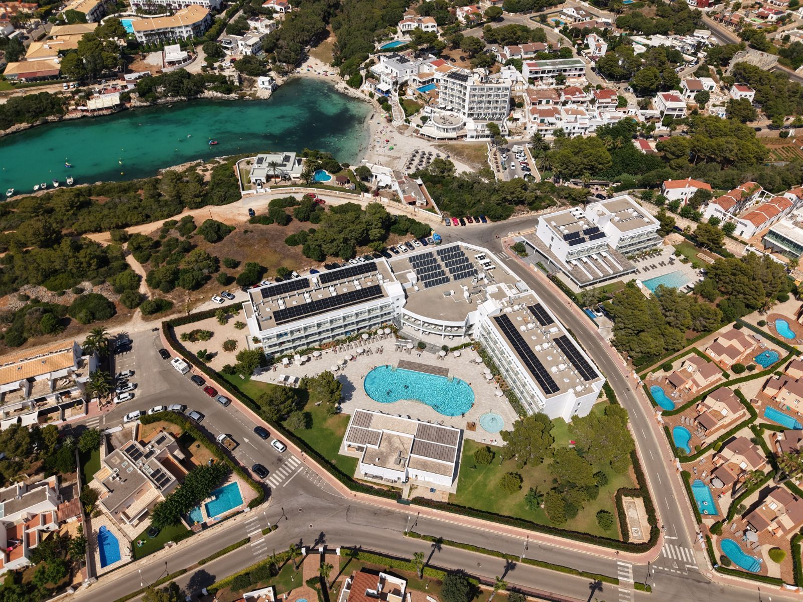 Solar panels and energy efficiency at Sagitario Hotels