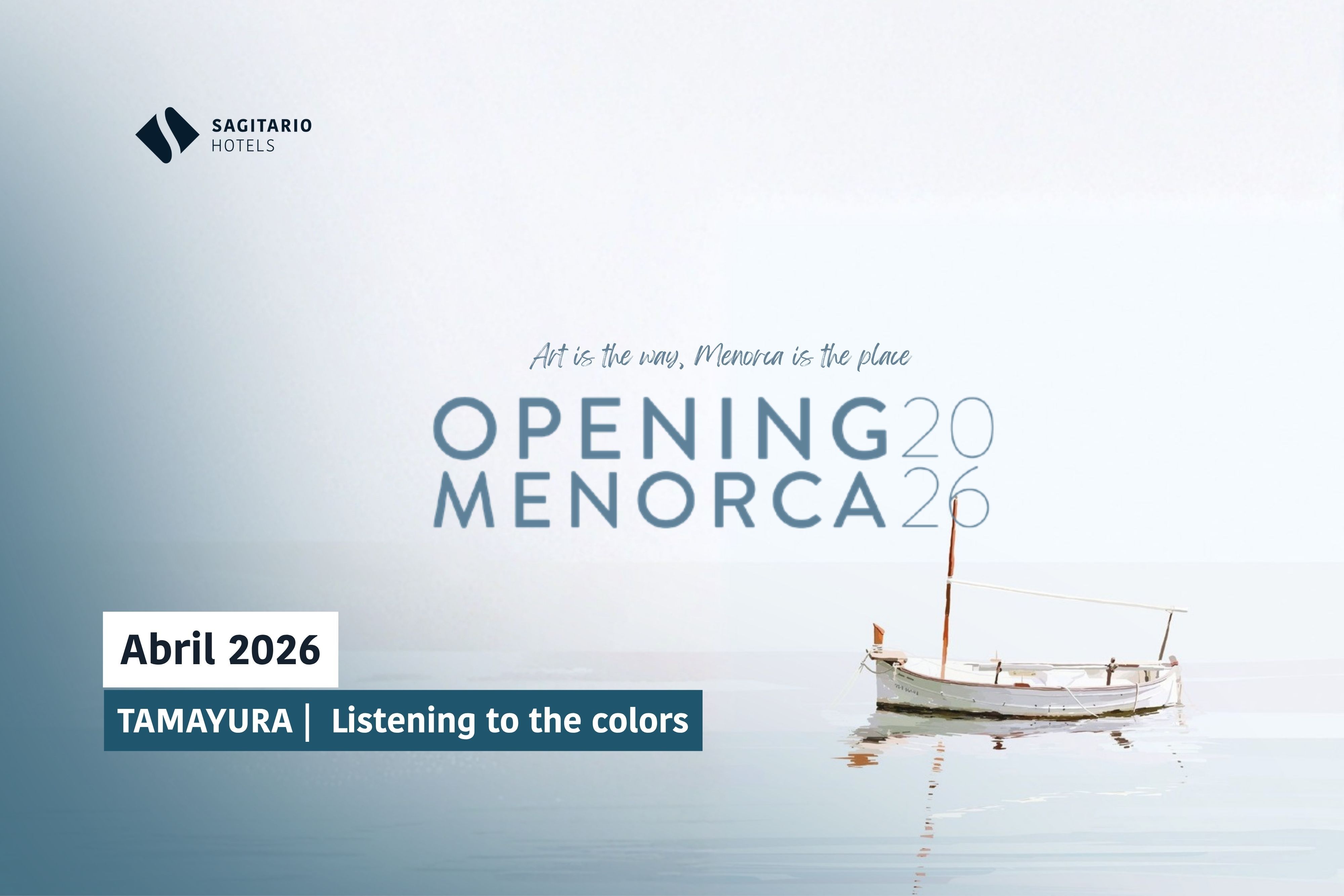 Tamayura live art experience at Sagitario Hotels, Menorca