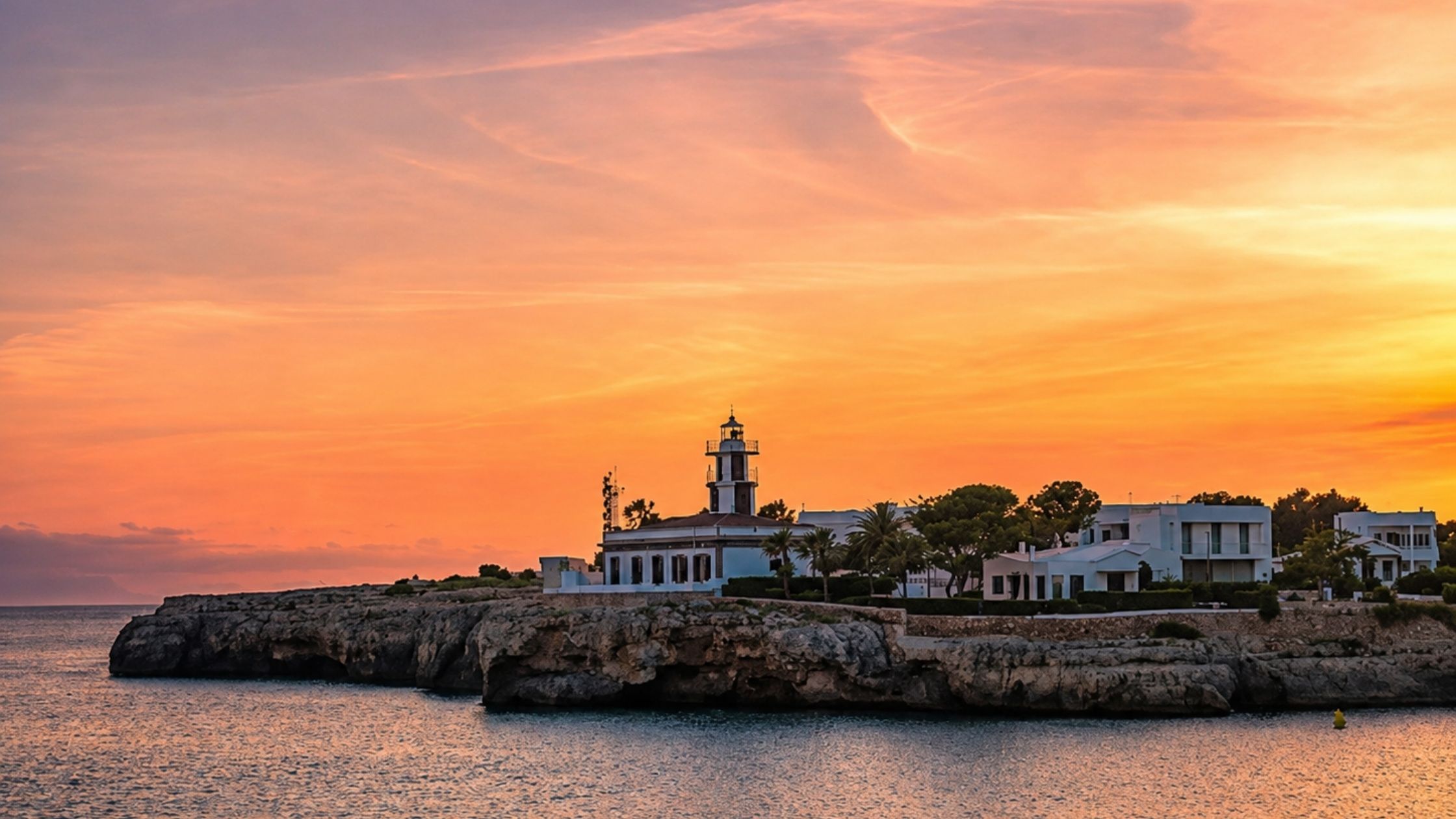 Sa Farola en Ciutadella de Menorca con vistas al mar y al entorno portuario