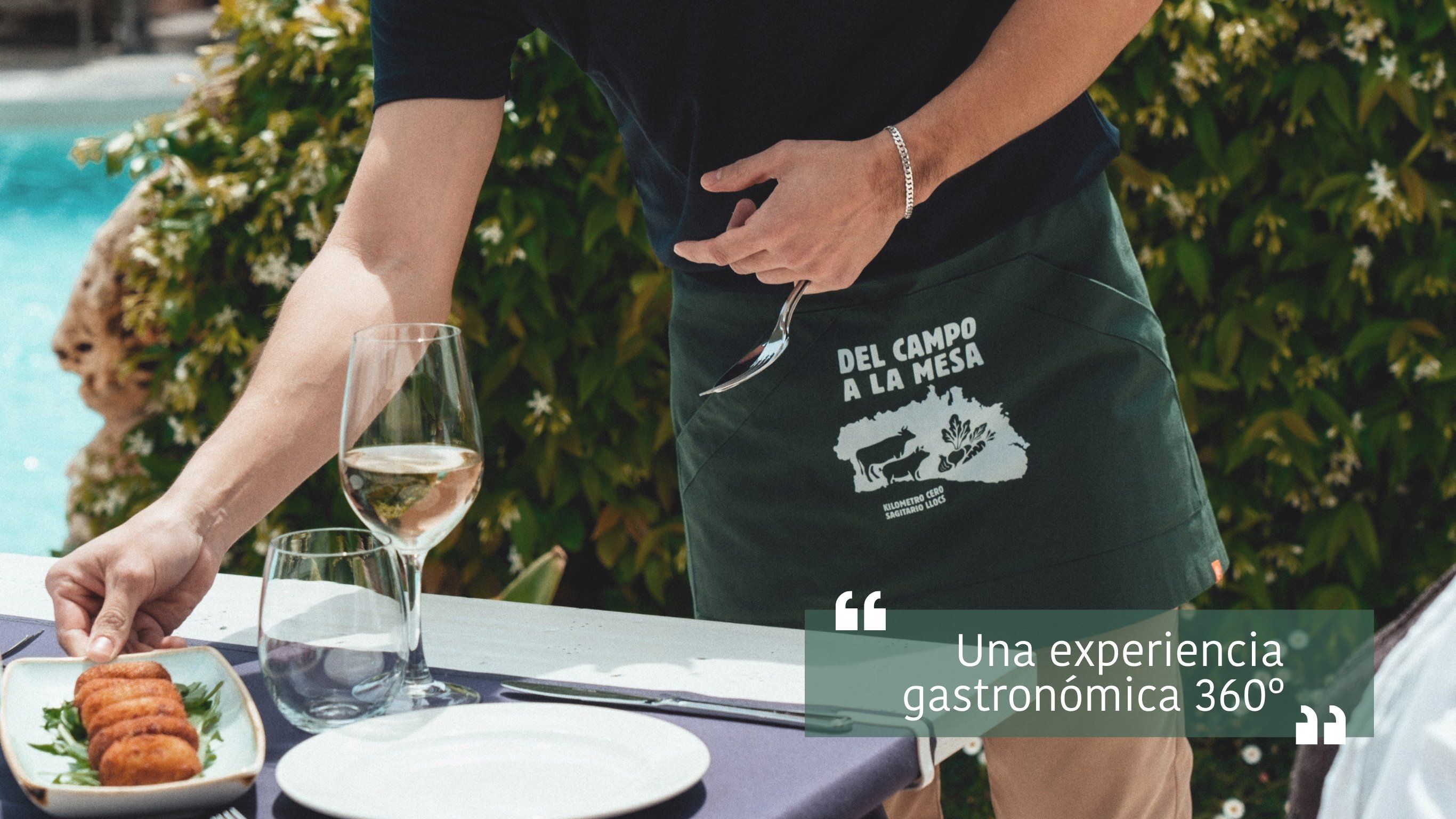 Gastronomía de la finca a la mesa con productos de Sagitario Llocs en Menorca