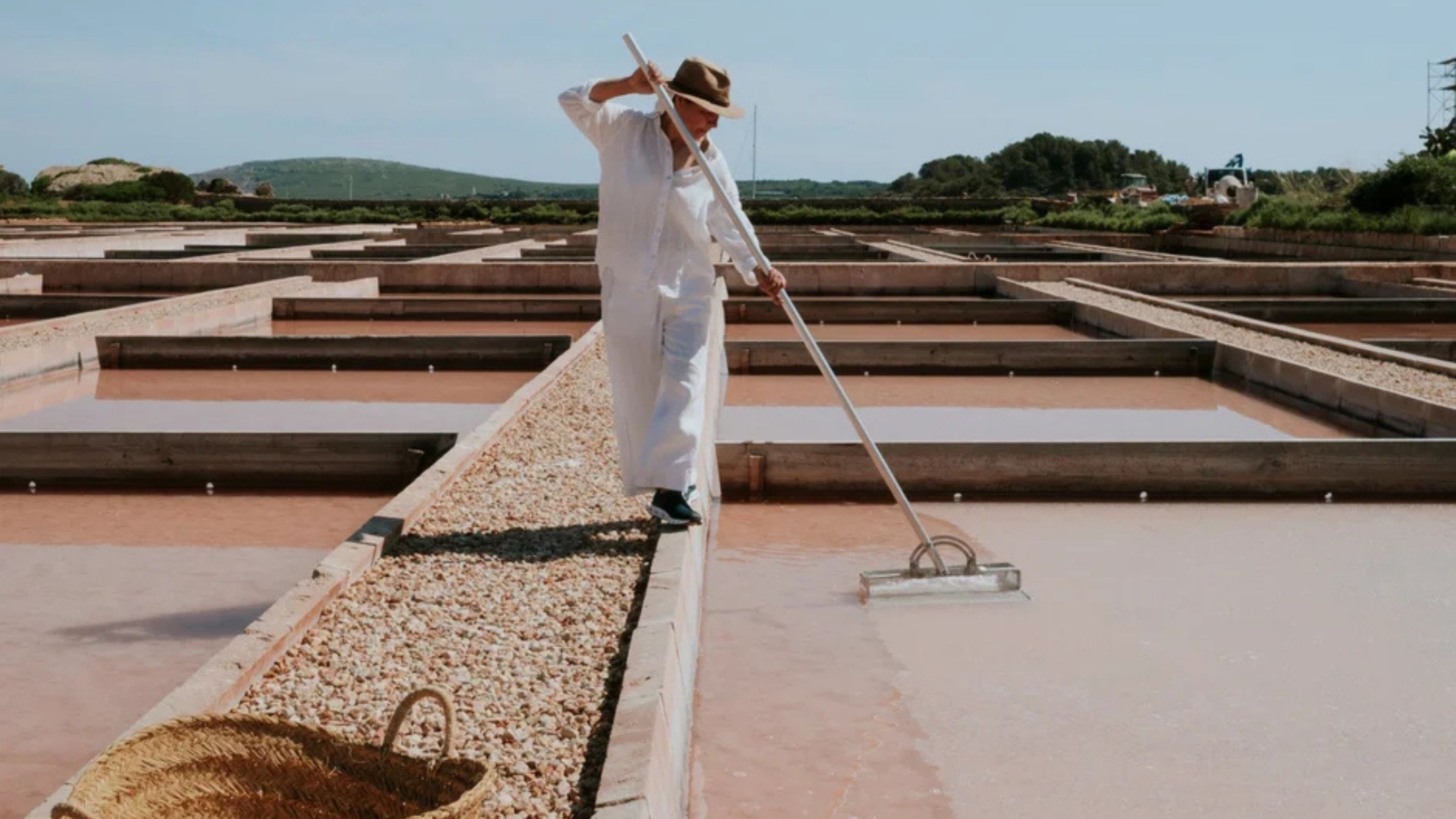 Salinas de la Concepción en la bahía de Fornells, Menorca